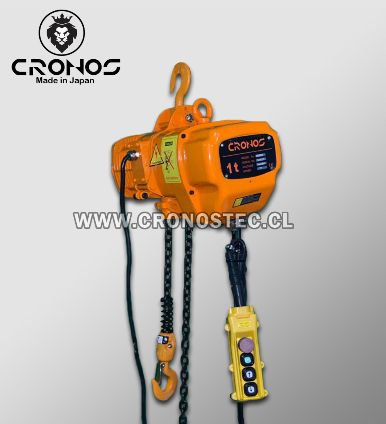 Tecle Electrico Con Gancho Suspencion 1 Ton